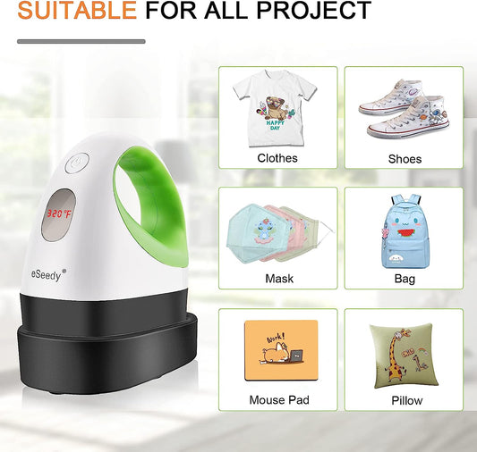 MINI PLANCHA TERMOFIJADORA SUBLIMACION MANUALIDADES