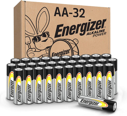 PILAS  ALCALINAS AA ENERGIZER CAJA X 32 LARGA DURACION