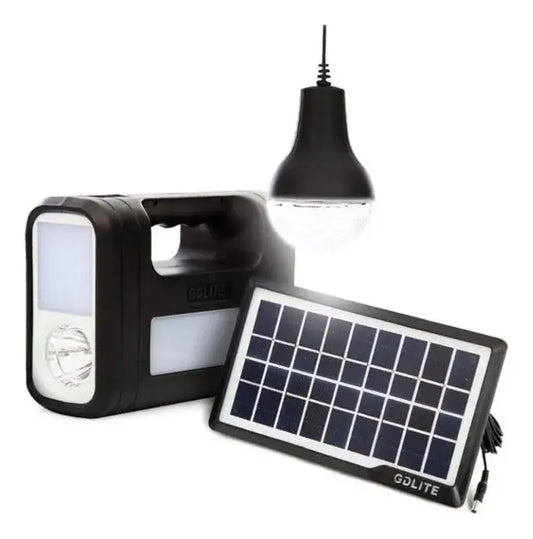 Kit Panel Solar Reflector Led Portátil Recargable con Bombillos