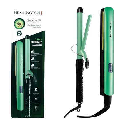 Combo Pinza Rizadora + Plancha Alisadora Aguacate