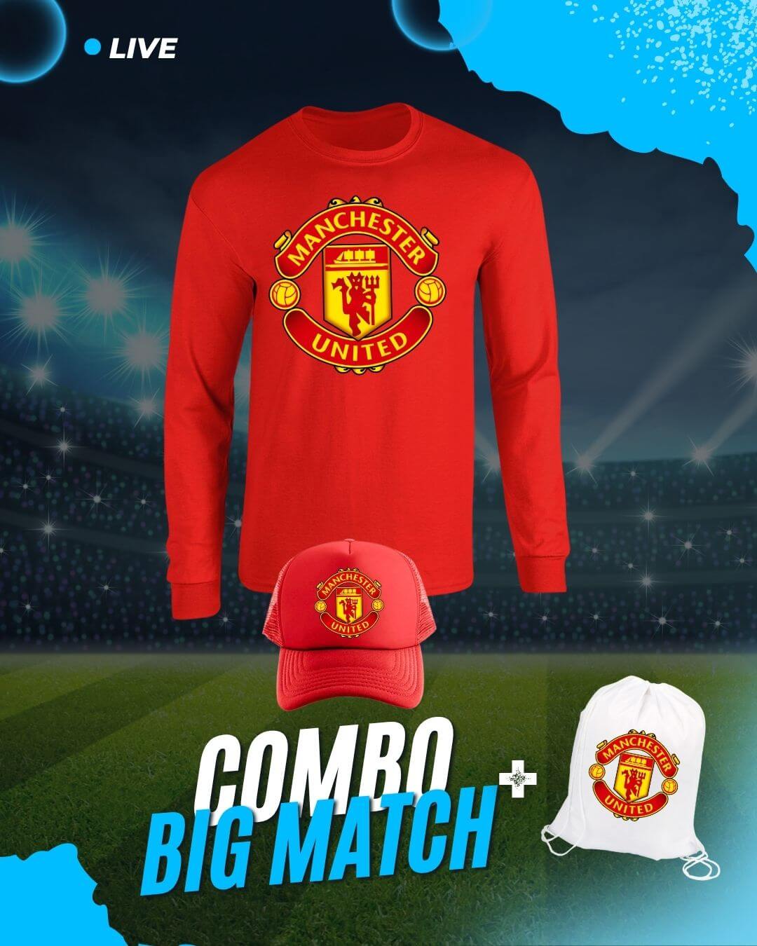 COMBO FUTBOL MATCH $99.900