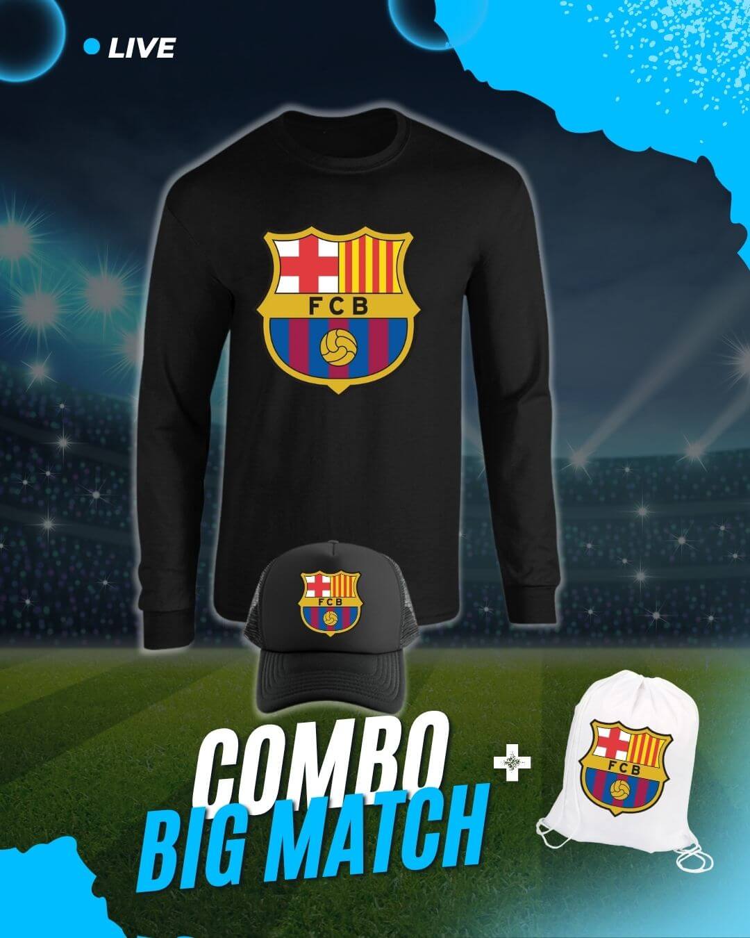 COMBO FUTBOL MATCH $99.900