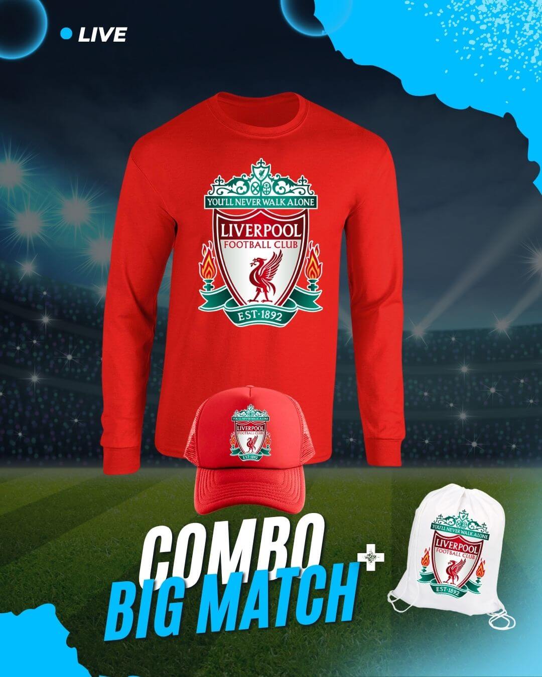 COMBO FUTBOL MATCH $99.900