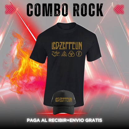 T-SHIRT COMBO ROCKS BANDAS $79.900