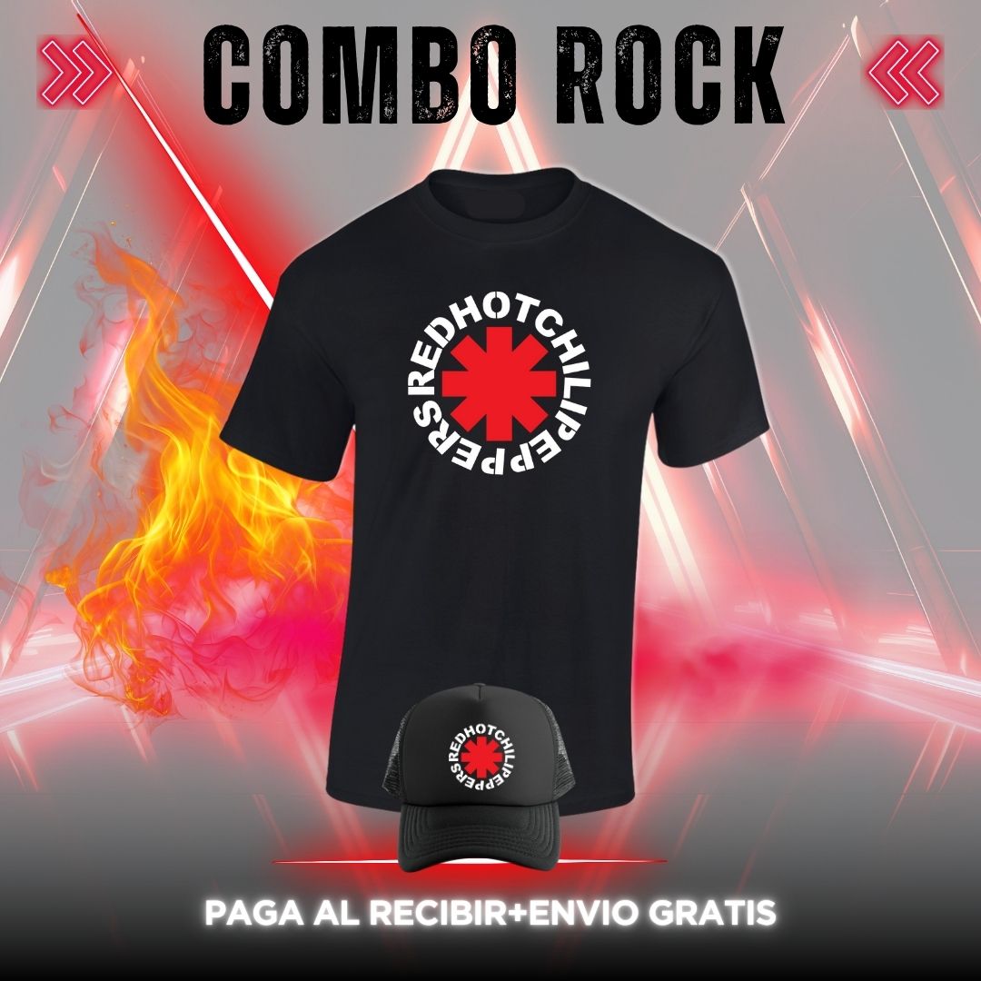 T-SHIRT COMBO ROCKS BANDAS $79.900