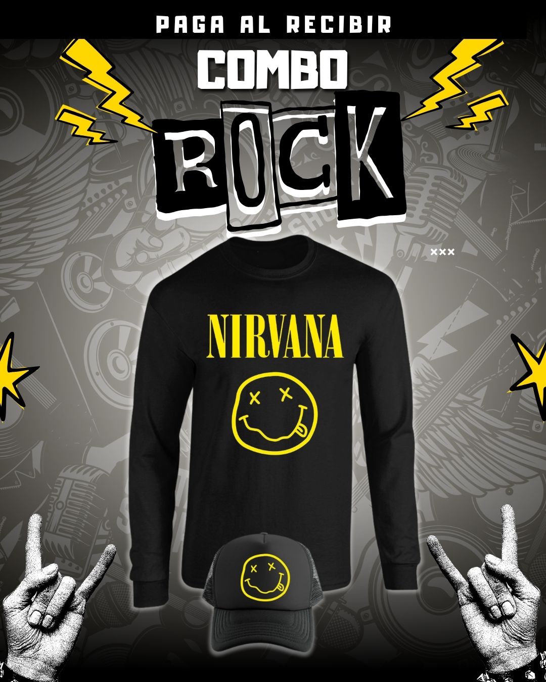 COMBO ROCK BANDAS $89.900