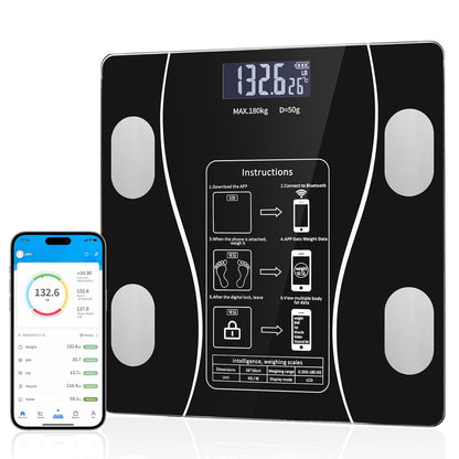 Pesa Bascula Inteligente Bluetooth Grasa Peso Corporal