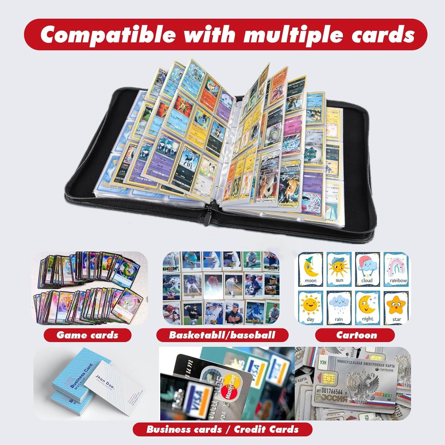 ALBUM CARTAS POKEMON FOLDER DE TARJETAS