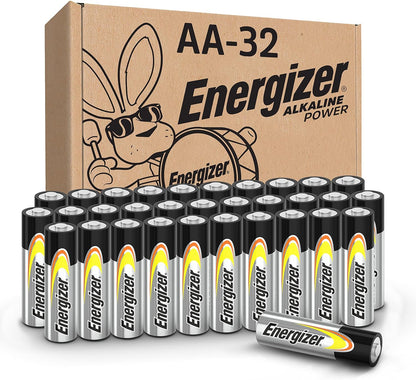 PILAS  ALCALINAS AA ENERGIZER CAJA X 32 LARGA DURACION