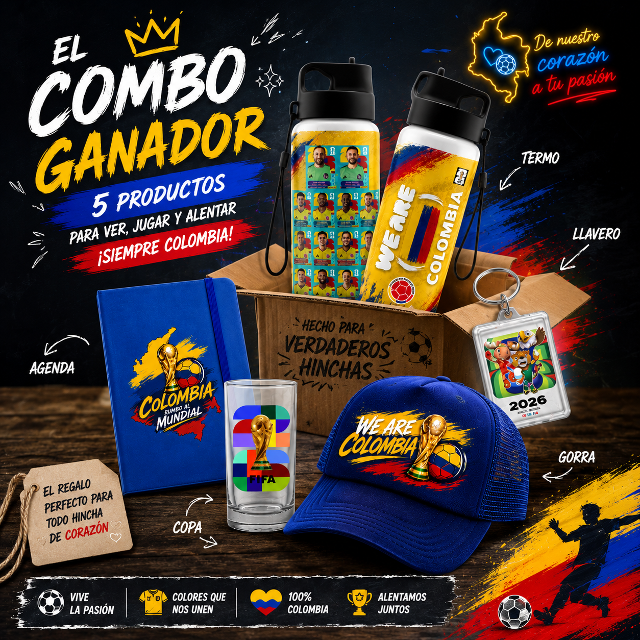 COMBO FUTBOLERO 2026